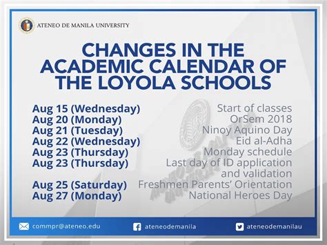 Loyola University Calendar